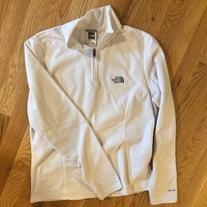The North Face White Quarter-Zip Pullover